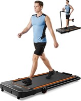 UREVO 2 in 1 Desk Treadmill  2.5HP  Black Orange