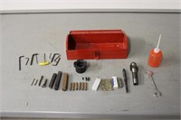TOOL BOX AND MISC LATHE TOOLING