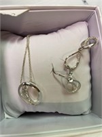 Sterling Set Necklace and Earrings