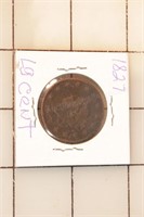 1827 Liberty Head Large Cent