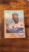 Hank Aaron 1968 Topps Vintage baseball card