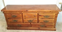 Knotty Pine Double Dresser