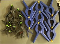 Assorted Plastic Clamps