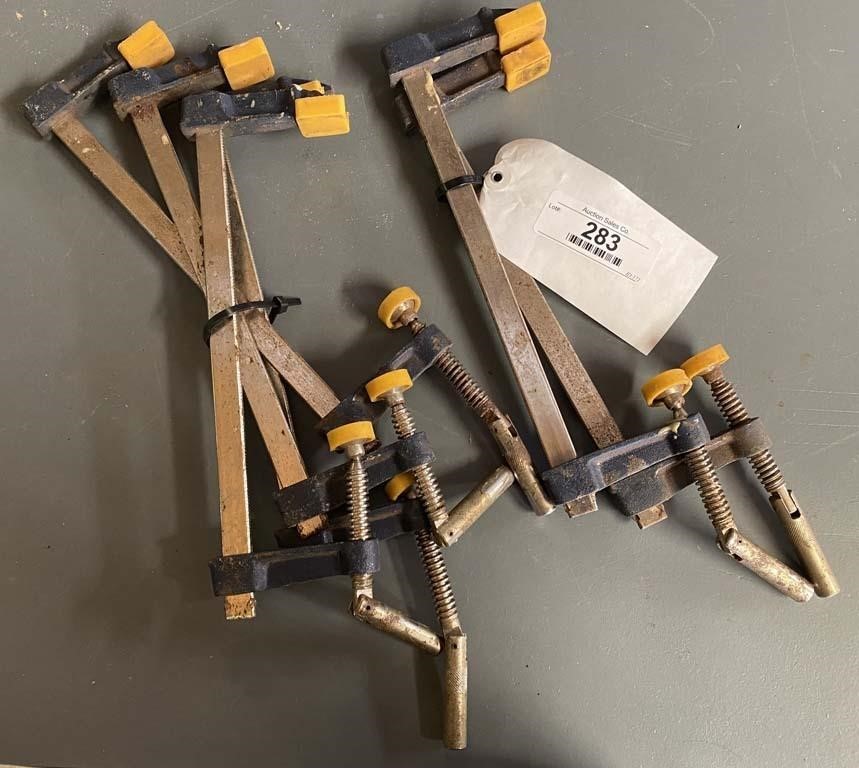 (6) Assorted Clamps