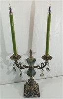 Antique Brass Oil Candle Sticks