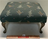 BRASS FOOTED DUCKS UNLIMITED FOOT STOOL