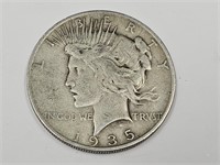 1935 S Silver Peace Dollar Coin