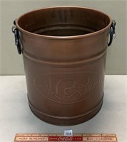 COPPER DUCKS UNLIMITED CAST HANDLED BUCKET