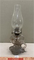 BEAUTIFUL ANTIQUE FINGER HOLD OIL LAMP