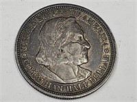 1893 Coplumbian Expo Silver Half Dollar Coin