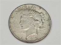 1923 S Silver Peace Dollar Coin