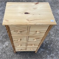 GREAT EIGHT DRAWER PINE CHEST