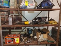 Pneumatic Tools, Sanders, Steamers w/ Shelf