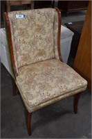 Brocade Upholstered Vintage Chair