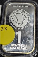 1 TROY OZ. SILVER BAR