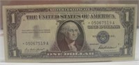 Series 1957 $1 Silver Certificate - Star Note