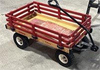 Home Hardware 4 Wheeled Garden Wagon with Wooden