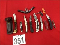 BOX OF ASSORTED POCKET KNIVES