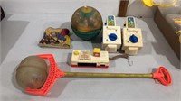 Fisher price toy lot.  2 clip on Mobil’s for the