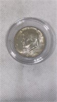 1969-D SILVER JFK half dollar appears uncirculated