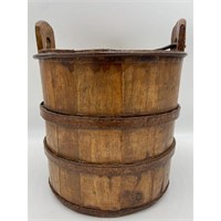 A Very Nice Antique Primitive Wood Bucket