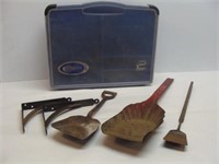 PLANO Case, Braces and Three Shovels