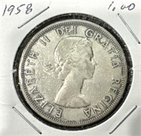 Canada 1958 Silver Coin!