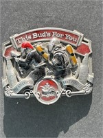 Solid Pewter This Bud’s for You Firefighter Belt