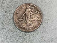 1908 Philippines one peso