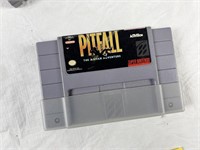 SNES Super Nintendo Pitfall Game