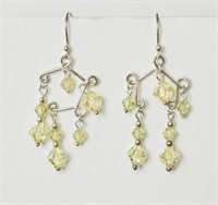 Sterling Silver Chandelier Style Earrings