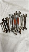 Assort double open & Tappet wrenches