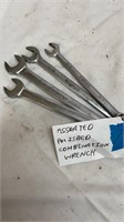 Qty-assort polished combo wrenches