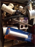 Two Flats of Plumbing Fittings & Supplies