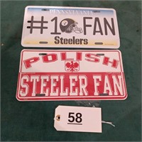 Steelers Fan License Plates