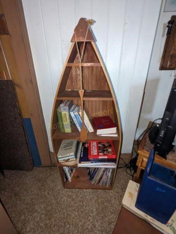 Canoe Bookshelf - 63"