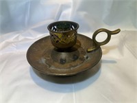 Vintage Brass Candle Stick Holder