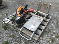 TWO WHEEL DOLLY, WEED EATER  & MOWER PARTS