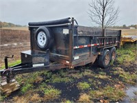 14' tandem axle dump trailer