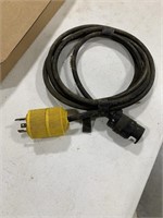Stanley lag screws 
Orange extension cord with