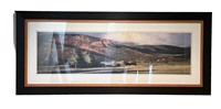 A Signed, Framed Landscape Scene Print