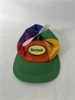 Ball cap with propeller on top
