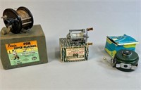 THREE VINTAGE REELS