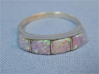 Sterling Silver Tested Opal Ring