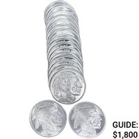 1oz Silver Rounds (20)