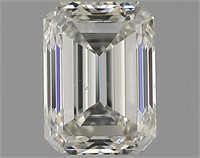Gia Certified Emerald Cut .52ct Si1 Diamond
