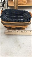 2000 Longaberger Basket w/linear & protector