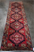 Sarab Hand Knotted Runner Rug 3.5 x 10.10 ft
