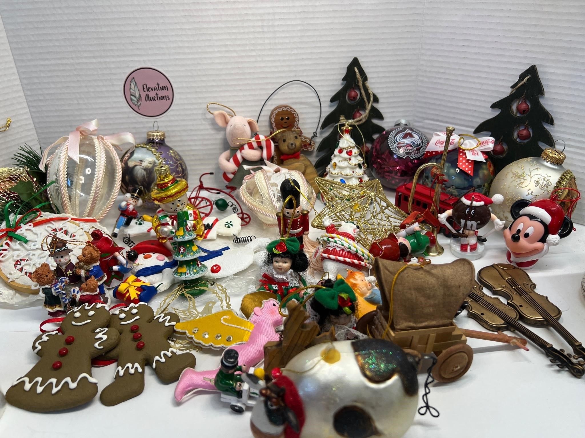 Large Lot of Christmas Ornaments