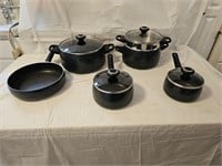 10pc Pampered Chef Pot and Pan Set